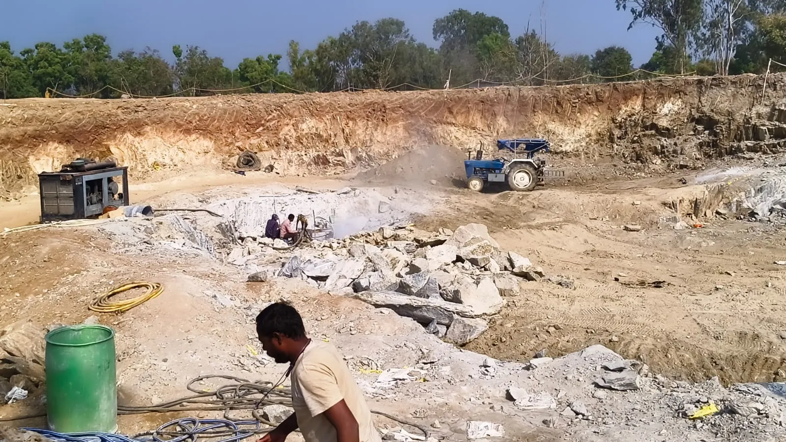 Rock cutting