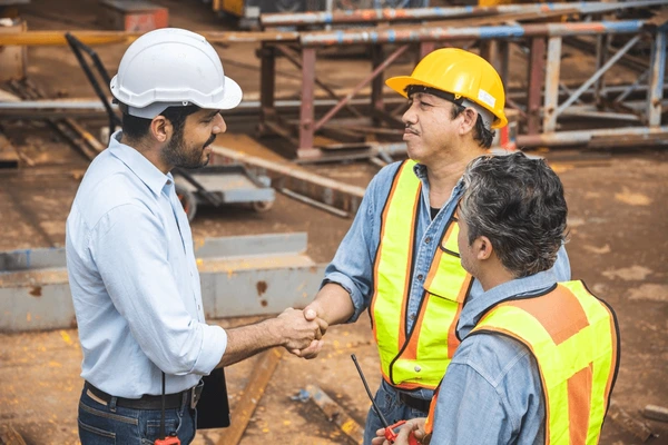 Construction site operations